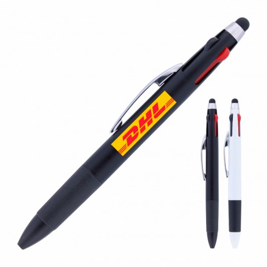 Promotional Quatro 4 Colour Stylus Pens